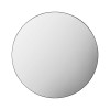 Bowie Furniture Round Black Wall Mirror