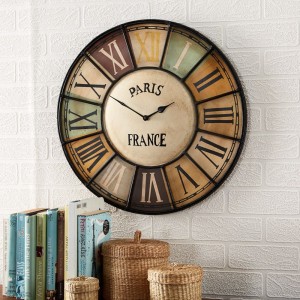Chalet Industrial Style Metal Clock Chalet Industrial Style Metal Clock