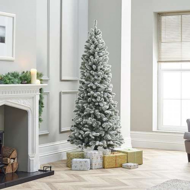 6ft Snowy Balsam Fir Artificial Christmas Tree