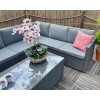 Royalcraft Furniture Berlin Grey 6 Seater Corner Lounging Set