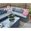 Royalcraft Furniture Berlin Grey 6 Seater Corner Lounging Set