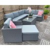 Royalcraft Furniture Berlin Grey 8 Seater Corner Modular Set