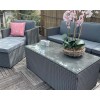 Royalcraft Furniture Berlin Grey 8 Seater Corner Modular Set