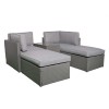 Royalcraft Furniture Berlin Grey Multi Setting Relaxer Set