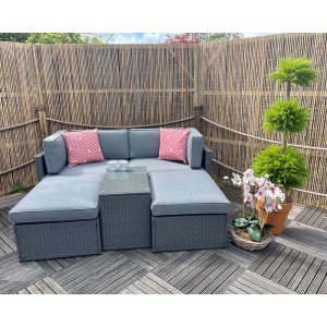 Royalcraft Furniture Berlin Grey Multi Setting Relaxer Set