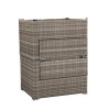 Signature Weave Garden UV Treated Rattan Harper Grey Stackable Sofa Set