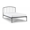 Julian Bowen Furniture Onyx Satin Grey 4ft Double Bed