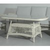 Signature Weave Garden Furniture Rose White Rattan 3 Seat Sofa Set