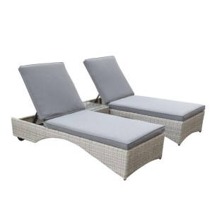Signature Weave Garden Furniture Savannah Brown Rattan Single Sun Lounger Set Signature Weave Garden Furniture Savannah Brown Rattan Single Sun Lounger Set