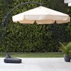 Maze Lounge Outdoor Amalfi White Chaise Sofa Set 