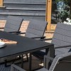 Maze Lounge Outdoor Fabric Manhattan Charcoal 8 Seat Rectangular Dining Set