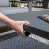 Maze Lounge Outdoor Furniture Amalfi Grey 2 Seat Sofa Set With Rising Table