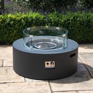 Maze Lounge Outdoor Furniture Charcoal 90cm Round Fire Pit Coffee Table Maze Lounge Outdoor Furniture Charcoal 90cm Round Fire Pit Coffee Table