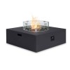 Maze Lounge Outdoor Furniture Charcoal 100cm Square Fire Pit Coffee Table