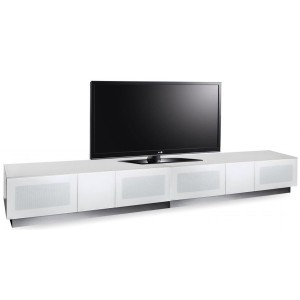 Alphason Furniture Element Modular White Glass Top TV Stand Alphason Furniture Element Modular White Glass Top TV Stand
