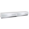 Alphason Furniture Element Modular White Glass Top TV Stand