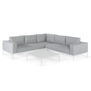 Maze Lounge Outdoor Fabric Eve Lead Chine Corner Sofa Group with Coffee Table Maze Lounge Outdoor Fabric Eve Lead Chine Corner Sofa Group with Coffee Table