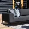 Maze Lounge Outdoor Fabric Eve Charcoal 3 Seat Sofa Set with Coffee Table