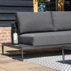 Maze Lounge Outdoor Fabric Eve Flanelle 3 Seat Sofa Set with Coffee Table