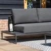 Maze Lounge Outdoor Fabric Eve Flanelle 2 Seat Sofa Set with Coffee Table