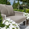 Maze Lounge Outdoor Marina Rope Weave Sandstone 2 Seat Sofa Set with Coffee Table