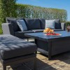 Maze Lounge Outdoor Fabric Pulse Flanelle 3 Seat Sofa Set with Rising Table