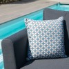 Maze Lounge Outdoor Fabric Pulse Charcoal Left Handed Rectangular Corner Dining Set with Fire Pit Table