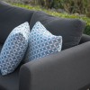 Maze Lounge Outdoor Fabric Pulse Charcoal U Shape Corner Dining Set with Rising Table