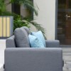 Maze Lounge Outdoor Fabric Ethos Flanelle 3 Seat Sofa Set with Coffee Table