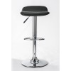 Alphason Furniture Ohio Black Leather Bar Stool ABS249-BLK