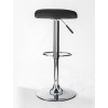 Alphason Furniture Ohio Black Leather Bar Stool ABS249-BLK