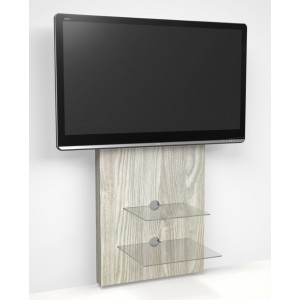 Alphason Furniture Mercury Oak Wall Mounted TV Stand