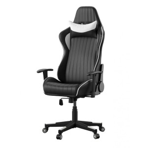 Alphason Furniture Senna Black and White Faux Leather Gaming Chair Alphason Furniture Senna Black and White Faux Leather Gaming Chair