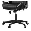 Alphason Furniture Senna Black and White Faux Leather Gaming Chair