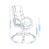 Alphason Furniture Northland Brown High Back Leather Executive Chair