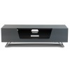 Alphason Furniture Chromium Grey Glass Tv Cabinet