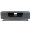 Alphason Furniture Chromium Grey Glass Tv Cabinet