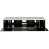 Alphason Furniture Chromium Grey Glass Tv Cabinet