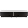 Alphason Furniture Element Modular White Glass Top TV Stand