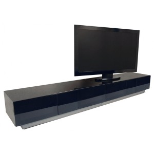 Alphason Furniture Element Modular Glass Top Black TV Stand Alphason Furniture Element Modular Glass Top Black TV Stand