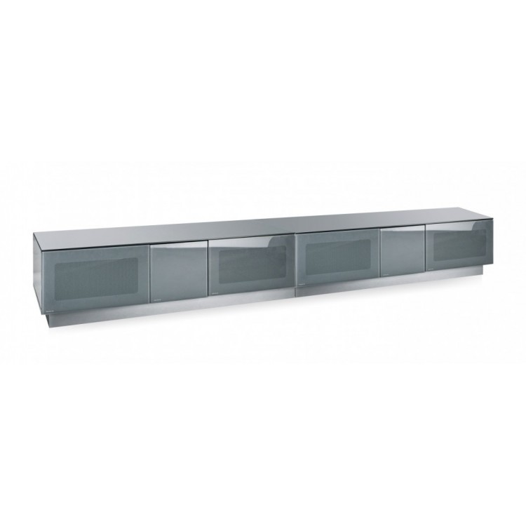 Alphason Furniture Element Modular Grey Glass Top TV Stand