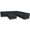 Maze Lounge Outdoor Fabric Apollo Charcoal Large Corner Group Sofa Set