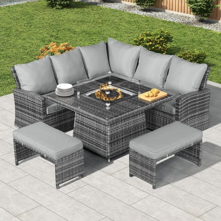 Corner Firepit Sets Corner Firepit Sets