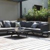 Maze Lounge Outdoor Fabric Cove Flanelle Corner Sofa Group