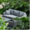 Maze Lounge Outdoor Fabric Cove Flanelle Corner Sofa Group