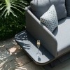 Maze Lounge Outdoor Fabric Cove Flanelle Corner Sofa Group