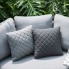 Maze Lounge Outdoor Fabric Cove Flanelle Corner Sofa Group