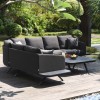 Maze Lounge Outdoor Fabric Cove Charcoal Large Corner Sofa Group