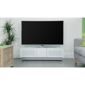 Alphason Furniture Element Modular Glass Top White TV Stand Alphason Furniture Element Modular Glass Top White TV Stand