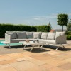 Maze Lounge Outdoor Fabric Cove Lead Chine Corner Sofa Group